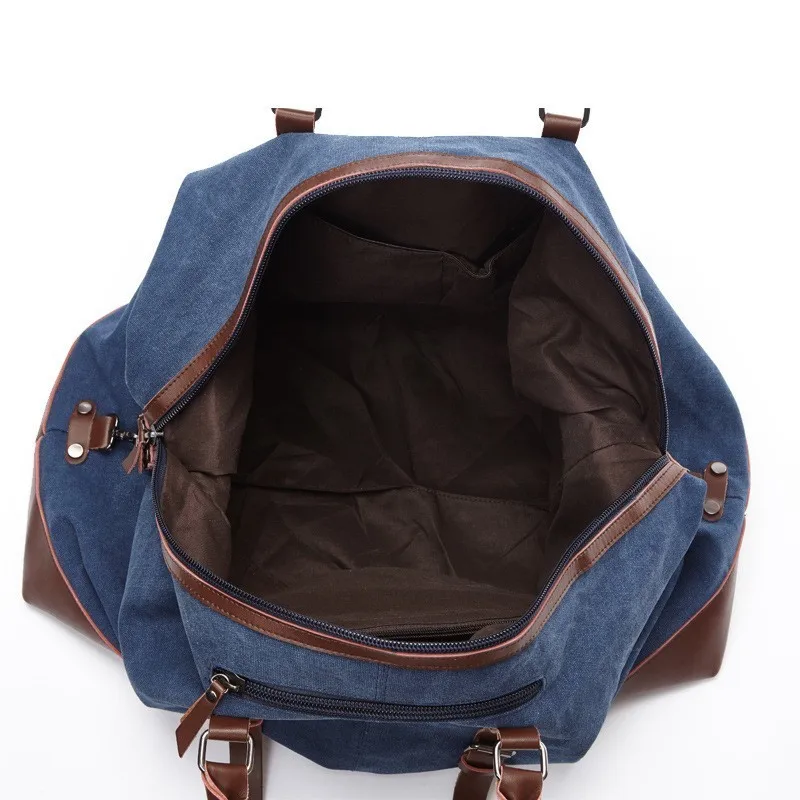 Модная парусиновая дорожная сумка в повседневном стиле Портативная для багажа
