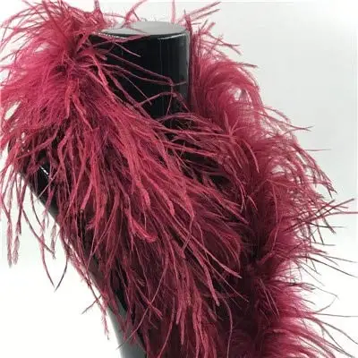 2 Meter/Lot 1 Layer Natural Burgundy Fluffy Ostrich Feathers Boa Costumes/Trim For Party/Costume/Shawl/ Ostrich Plume
2 Meter/Lot 1 Layer Natural Burgundy Fluffy Ostrich Feathers Boa Costumes/Trim For Party/Costume/Shawl/ Ostrich Plume