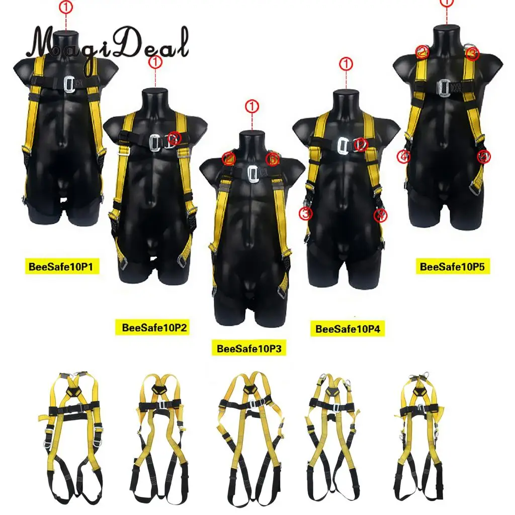 Lightweight Safety Harness Full Body Personal Fall Protection for Rock Climbing Rescue Construction Roofing
Lightweight Safety Harness Full Body Personal Fall Protection for Rock Climbing Rescue Construction Roofing