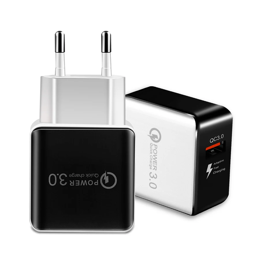 Quick Charge 3.0 18W USB Charger for iPhone X 8 QC 3.0 Fast Charger for Samsung Galaxy S9+ S8+ Xiaomi Mi 8 Mobile Phone Charger
Quick Charge 3.0 18W USB Charger for iPhone X 8 QC 3.0 Fast Charger for Samsung Galaxy S9+ S8+ Xiaomi Mi 8 Mobile Phone Charger