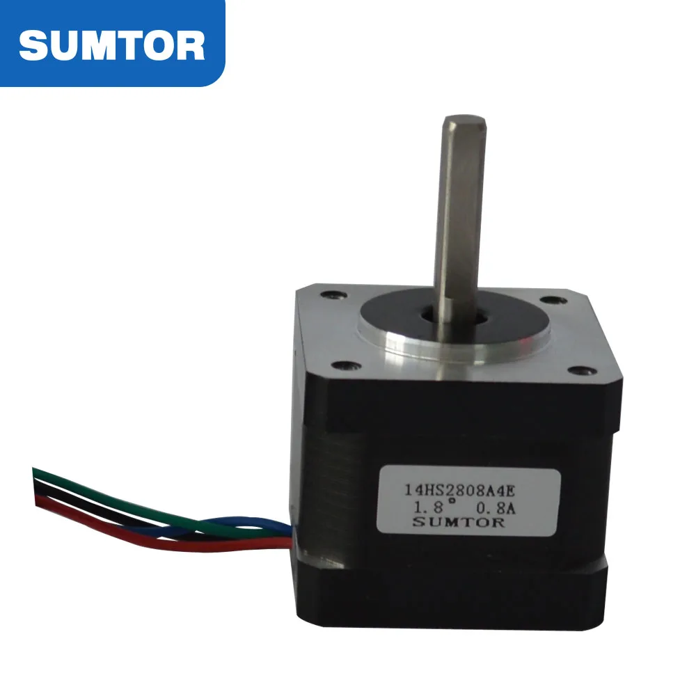 stepper motor type nema 14 28mm motor body length 12N.cm holding torque 0.8A current black
stepper motor type nema 14 28mm motor body length 12N.cm holding torque 0.8A current black