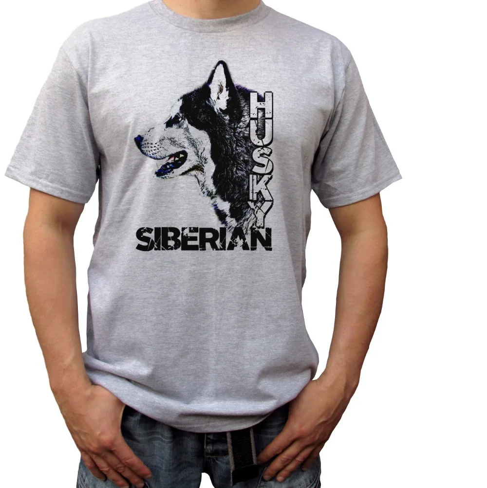2018 Fashion Retro Summer Mens Print T-Shirt Siberian Husky - Grey Top Tee Dog Design T-Shirt Funny birthday present
2018 Fashion Retro Summer Mens Print T-Shirt Siberian Husky - Grey Top Tee Dog Design T-Shirt Funny birthday present