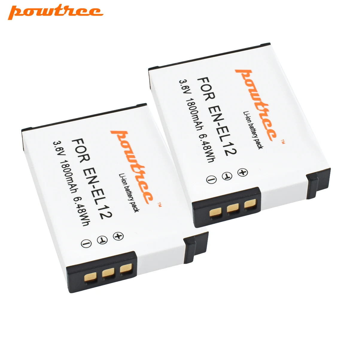 Powtree 1800mAh EN-EL12 EN EL12 Battery for Nikon CoolPix S610 S610c S620 S630 S710 S1000pj P300 P310 P330 S6200 S6300 S9400 L10
Powtree 1800mAh EN-EL12 EN EL12 Battery for Nikon CoolPix S610 S610c S620 S630 S710 S1000pj P300 P310 P330 S6200 S6300 S9400 L10