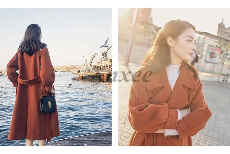 Plus size loose warm wool blends long winter coat turn-down collar adjustable belt wool coats women office work wear elegant
Plus size loose warm wool blends long winter coat turn-down collar adjustable belt wool coats women office work wear elegant