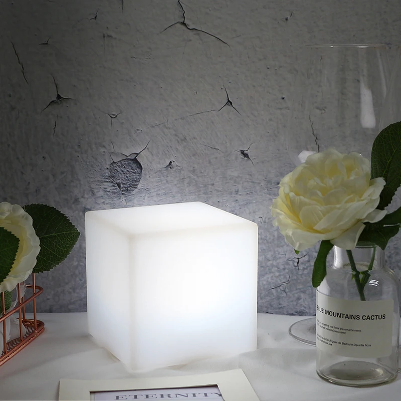 Cube Shape WiFi Smart Table Lamp Compatible with Alexa Voice Control Hand Touch LED Ambient Night Light Controlled by Free APP
Cube Shape WiFi Smart Table Lamp Compatible with Alexa Voice Control Hand Touch LED Ambient Night Light Controlled by Free APP