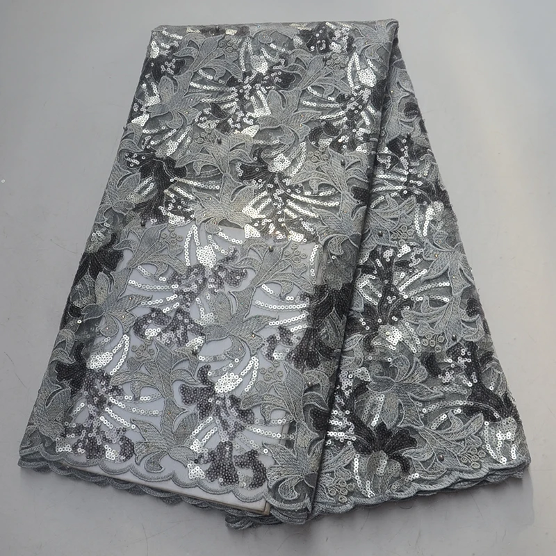 Hot sale grey African organza sequins lace fabric 2019 high quality embroidered beaded Nigerian french tulle lace fabrics bridal
Hot sale grey African organza sequins lace fabric 2019 high quality embroidered beaded Nigerian french tulle lace fabrics bridal