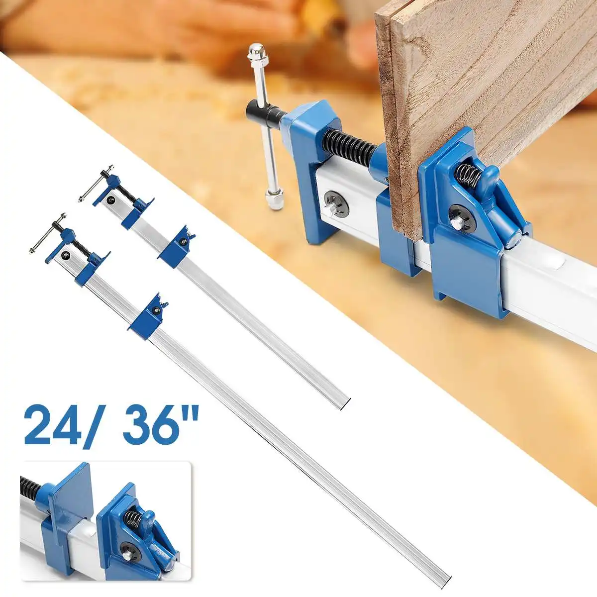 Т-образный зажим деревянные хомуты "DIY Heavy F 24/36" для деревообработки, быстросъемная арматура, длинная скамья, деревянная рукоятка
Т-образный зажим деревянные хомуты "DIY Heavy F 24/36" для деревообработки, быстросъемная арматура, длинная скамья, деревянная рукоятка