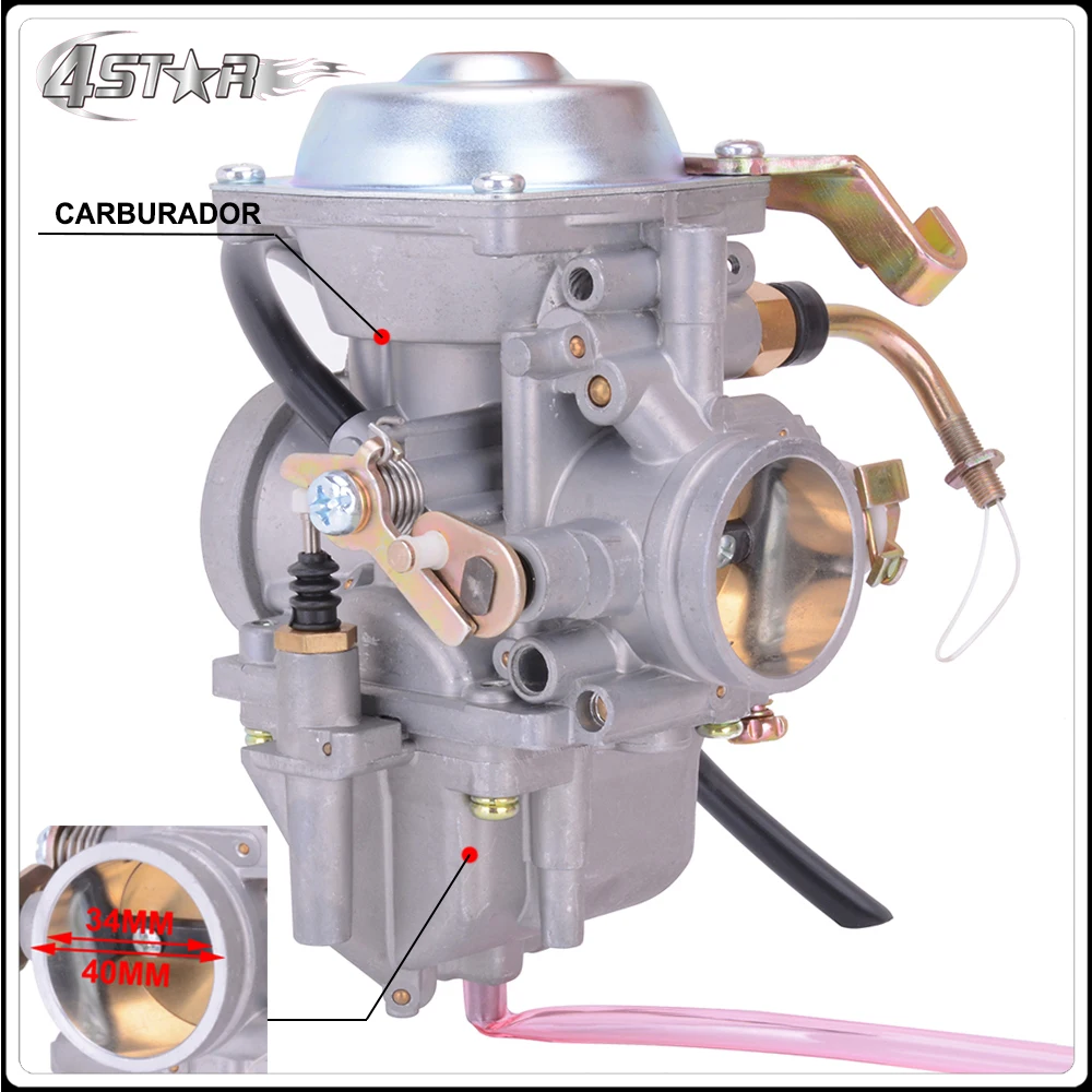 Motorbike Aluminum 34MM Engine Carburetor Carb For GN250 GN300 Roketa ATV Jianshe JS400 Hensim HS400 JIANSHE YamaBuggy 400
Motorbike Aluminum 34MM Engine Carburetor Carb For GN250 GN300 Roketa ATV Jianshe JS400 Hensim HS400 JIANSHE YamaBuggy 400