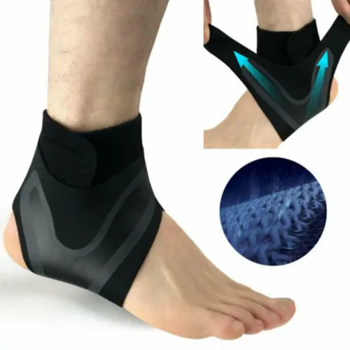 Men's Black Adjustable Ankle Foot Support Elastic Brace Guard Football Basketball Protection
Men's Black Adjustable Ankle Foot Support Elastic Brace Guard Football Basketball Protection