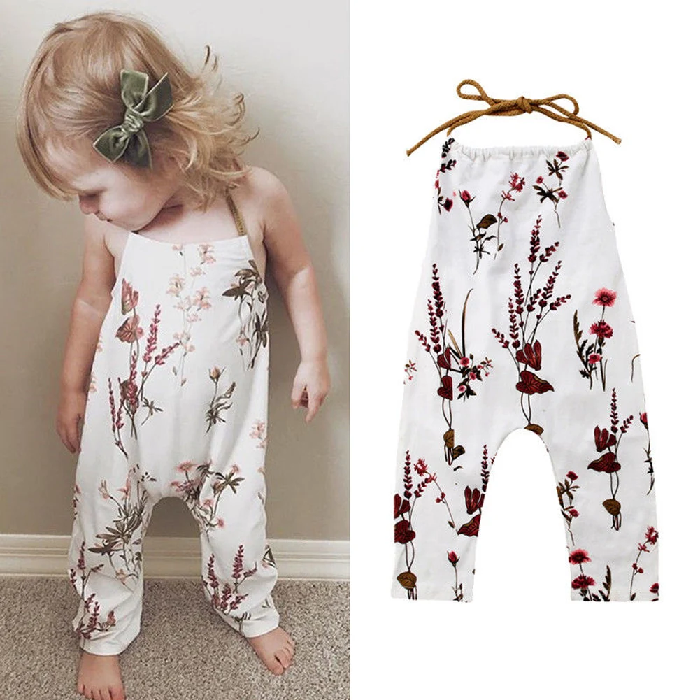 2019 Summer Hot Sale Toddler Baby Girls Romper Pants Sleeveless Backless Floral Jumpsuit Sunsuit Clothes
2019 Summer Hot Sale Toddler Baby Girls Romper Pants Sleeveless Backless Floral Jumpsuit Sunsuit Clothes