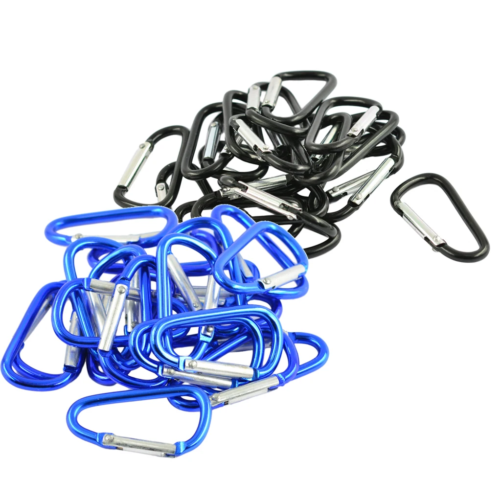 Outdoor 40pcs Mini Climbing Carabiner Buckle Snap Spring Clip Hook Keychain Findings for Camping Hiking Equipment Accessories
Outdoor 40pcs Mini Climbing Carabiner Buckle Snap Spring Clip Hook Keychain Findings for Camping Hiking Equipment Accessories