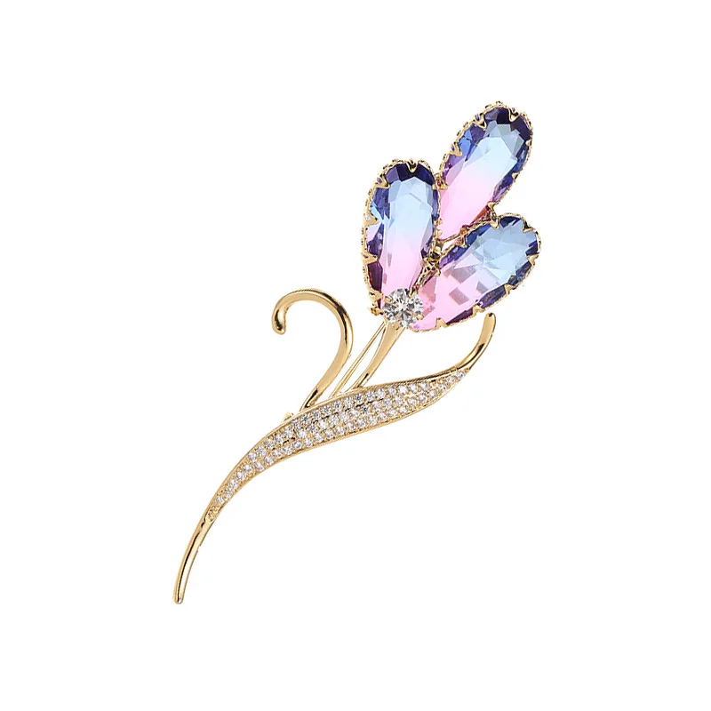 Trendy Crystal Cubic Zirconia Color tourmaline Flowers Brooch Broach Pin Pendant for Women Jewelry Accessories Gift XZ00057
Trendy Crystal Cubic Zirconia Color tourmaline Flowers Brooch Broach Pin Pendant for Women Jewelry Accessories Gift XZ00057