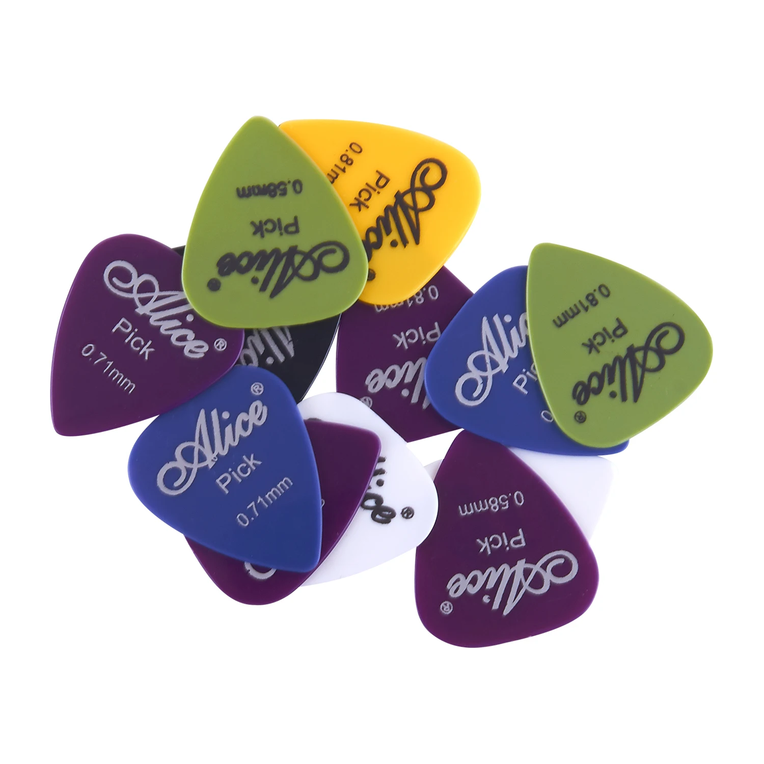 Alice 100pcs Guitar Picks Matte&Smooth Acoustic ABS Mix Thickness Plectrum Anti-skid Electric Parts Accessories AP-100Q AP-100P
Alice 100pcs Guitar Picks Matte&Smooth Acoustic ABS Mix Thickness Plectrum Anti-skid Electric Parts Accessories AP-100Q AP-100P