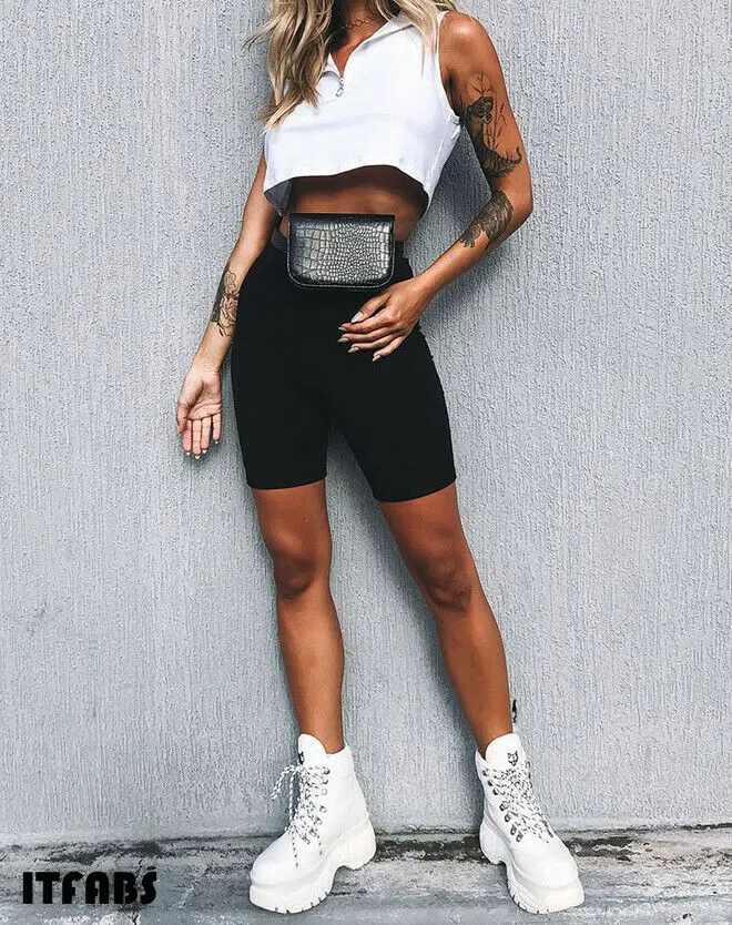 Womens Slim Shorts Black Beach High Waist Short Trousers Summer Fashion Women Girl Casual Shorts
Womens Slim Shorts Black Beach High Waist Short Trousers Summer Fashion Women Girl Casual Shorts