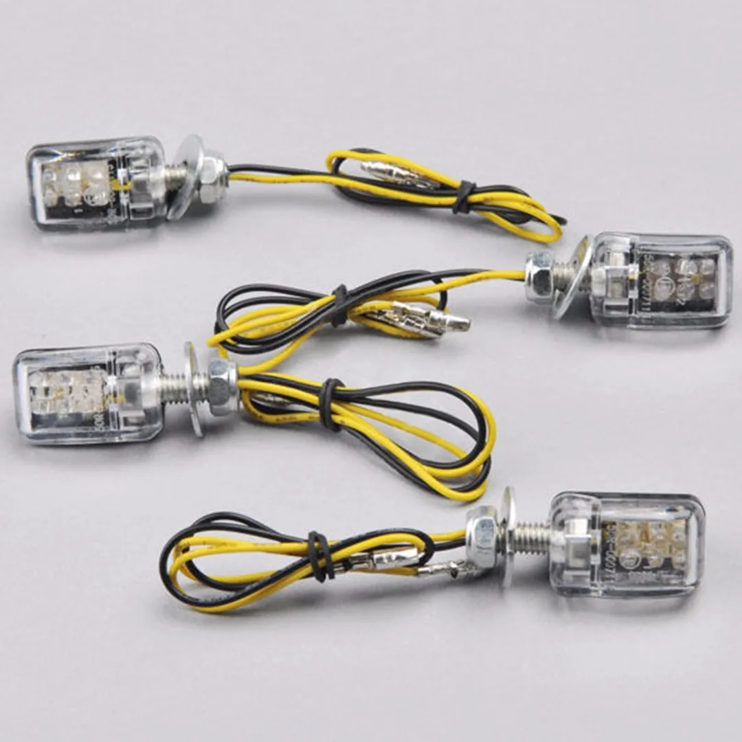 4pcs/set LED Motorcycle Dirt Bike Mini Turn Signal Indicator Light Blinker Amber
4pcs/set LED Motorcycle Dirt Bike Mini Turn Signal Indicator Light Blinker Amber
