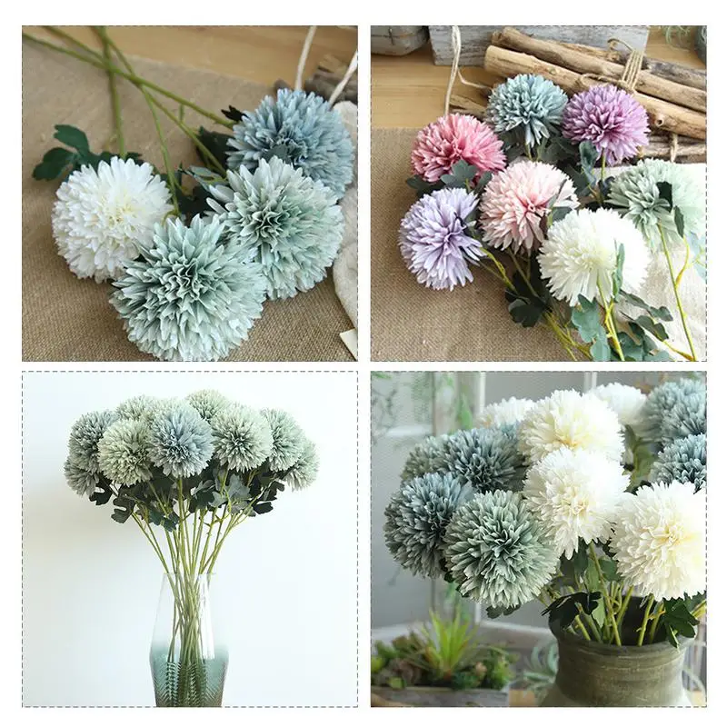 Artificial Cloth Plastic Dandelion Flower Ball Home Office Hotel Shop Wedding Wall Decoration 6 - piece home garden decoration f 
Artificial Cloth Plastic Dandelion Flower Ball Home Office Hotel Shop Wedding Wall Decoration 6 - piece home garden decoration f