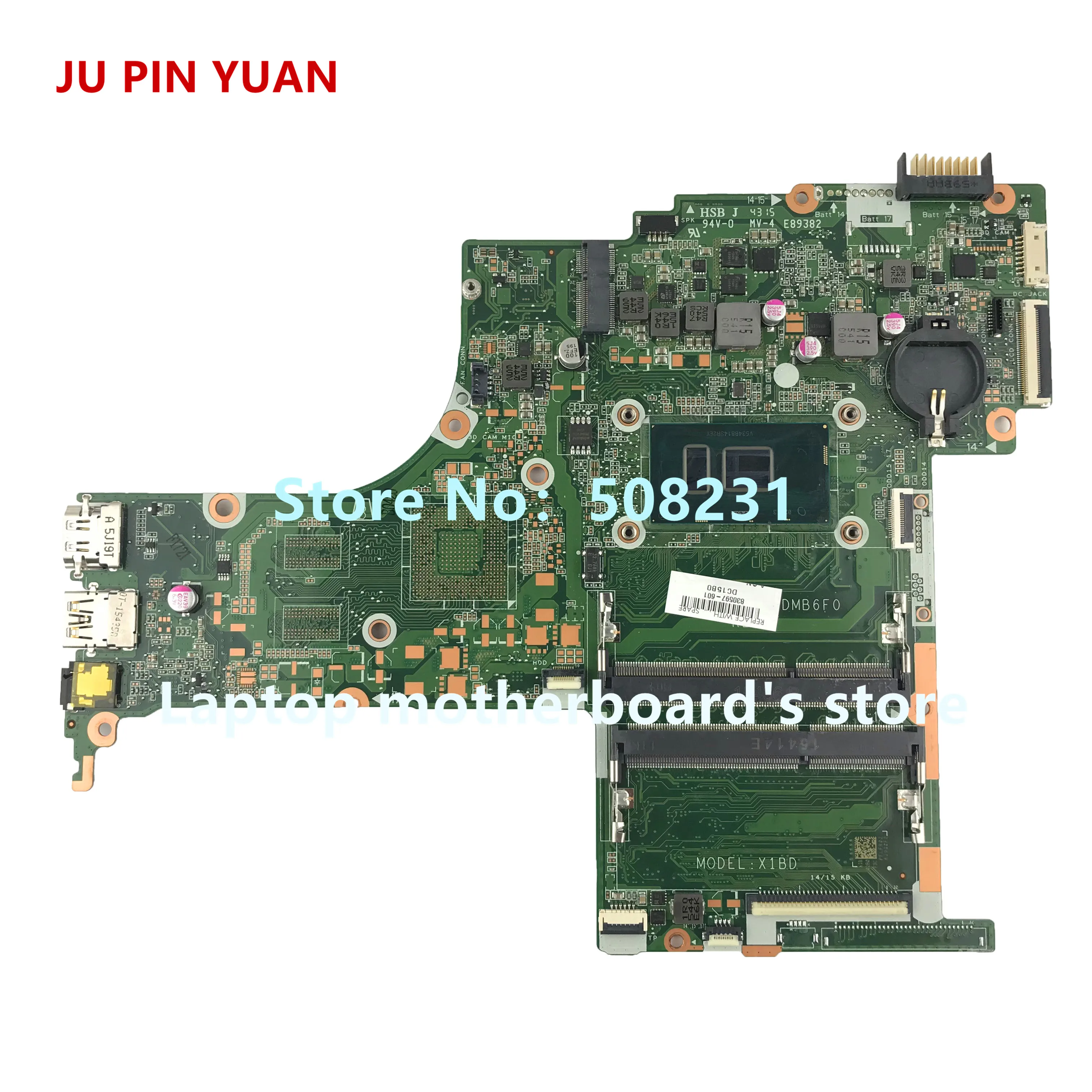Материнская плата для ноутбука HP Pavilion 15-AB 15-AB238TU, 830597-601, X1BD DAX1BDMB6F0, материнская плата для ноутбука HP Pavilion, полностью протестированная
Материнская плата для ноутбука HP Pavilion 15-AB 15-AB238TU, 830597-601, X1BD DAX1BDMB6F0, материнская плата для ноутбука HP Pavilion, полностью протестированная
