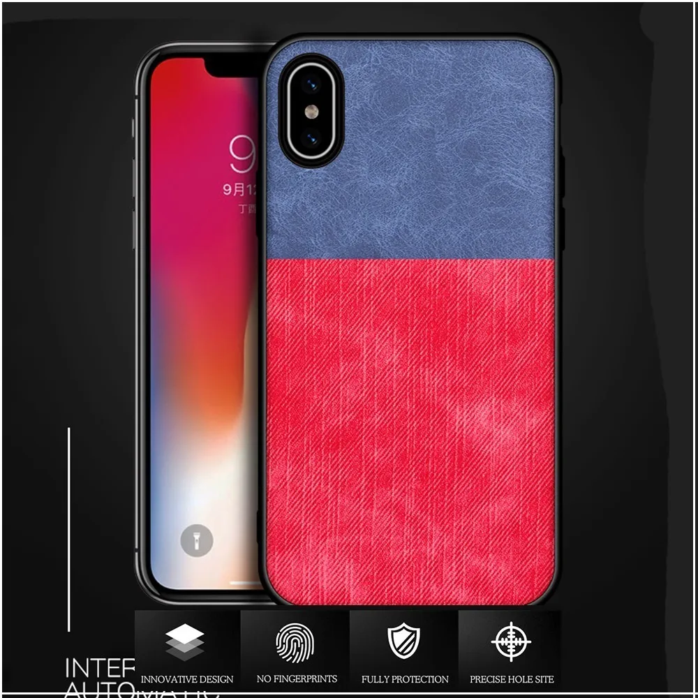 2019 Luxury Brand For Iphone 7 Case Iphone XS Max Case XR 6S 7 8 6 Plus Fabric Leather Phone Case Back Cover For Iphone X Case
2019 Luxury Brand For Iphone 7 Case Iphone XS Max Case XR 6S 7 8 6 Plus Fabric Leather Phone Case Back Cover For Iphone X Case