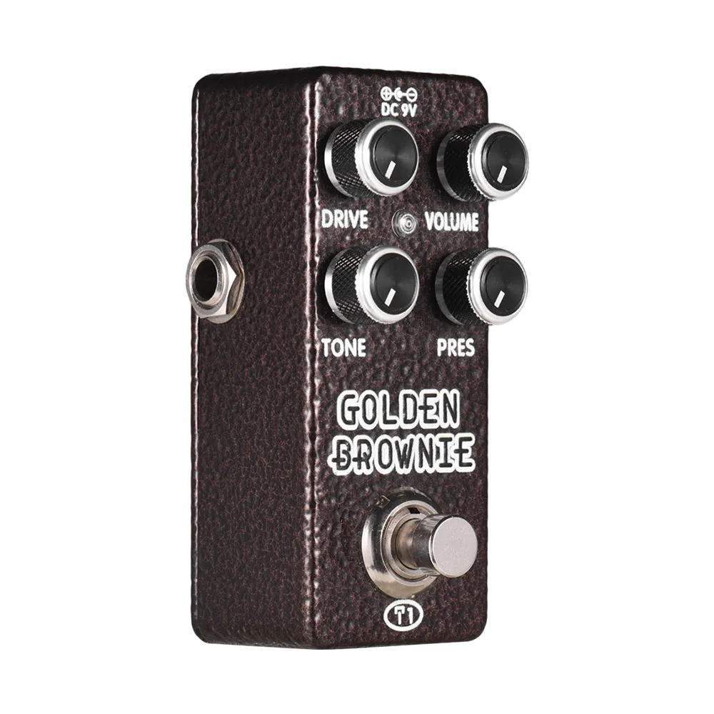 Педаль для гитарных эффектов XVIVE T1 GOLDEN BROWNIE Distortion, полностью металлический корпус, истинное отключение
Педаль для гитарных эффектов XVIVE T1 GOLDEN BROWNIE Distortion, полностью металлический корпус, истинное отключение