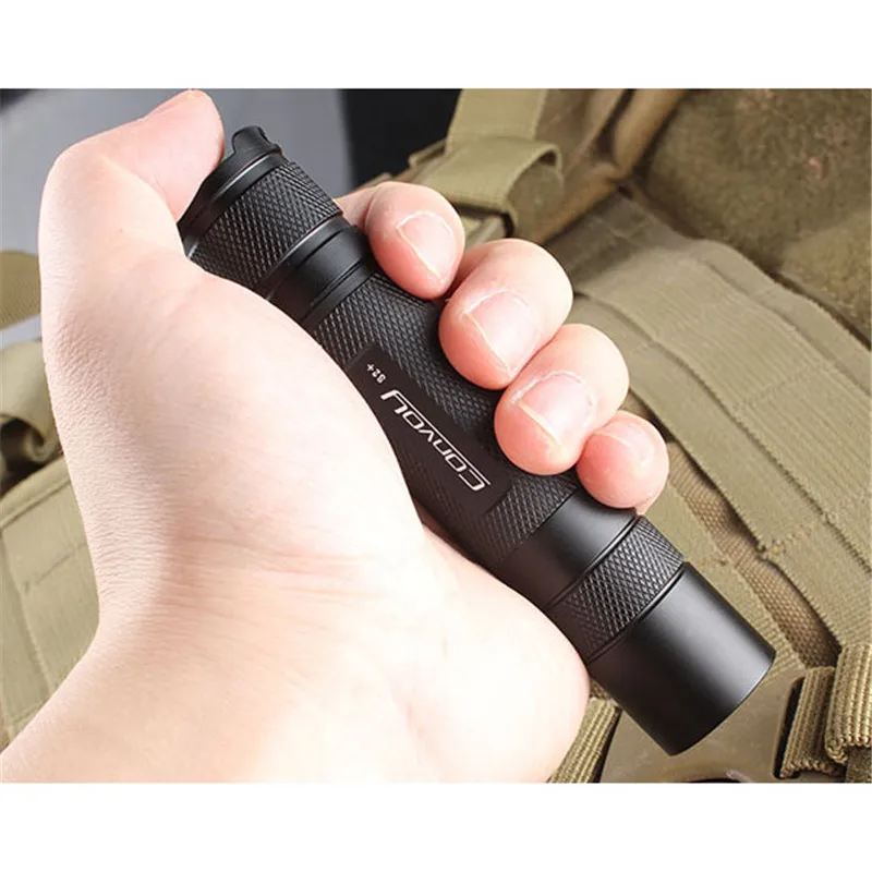 Convoy S2+Grey L2 7135x4 3/5Modes EDC LED Flashlight 18650 Battery Outdoor Hunting Camping Flashlights Portable Lighting
Convoy S2+Grey L2 7135x4 3/5Modes EDC LED Flashlight 18650 Battery Outdoor Hunting Camping Flashlights Portable Lighting