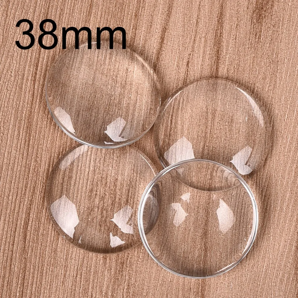 5 pcs/lot 38mm Round Cabochons Transparent Glass Clear Flat Back for DIY Pendant Findings Jewelry Making Handmade Accessories
5 pcs/lot 38mm Round Cabochons Transparent Glass Clear Flat Back for DIY Pendant Findings Jewelry Making Handmade Accessories