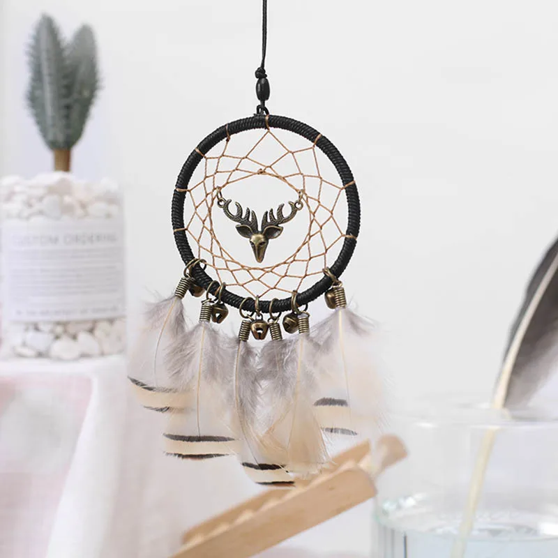 car pendant Indian feather hand-made dream catcher 7cm pendant small gift student gift a deer safe for friends
car pendant Indian feather hand-made dream catcher 7cm pendant small gift student gift a deer safe for friends