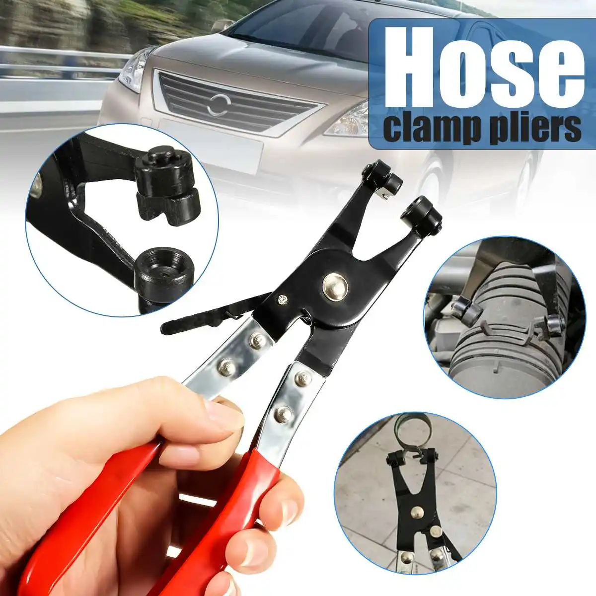 Automobile Removal Tool Flat Ring Type Hose Clamp Pliers Mechanics Engineer Thicker Double Dipped Handles
Automobile Removal Tool Flat Ring Type Hose Clamp Pliers Mechanics Engineer Thicker Double Dipped Handles