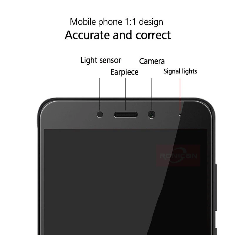 Закаленное стекло для Xiaomi Redmi Note 4X полное покрытие защита экрана 9 H Защитная