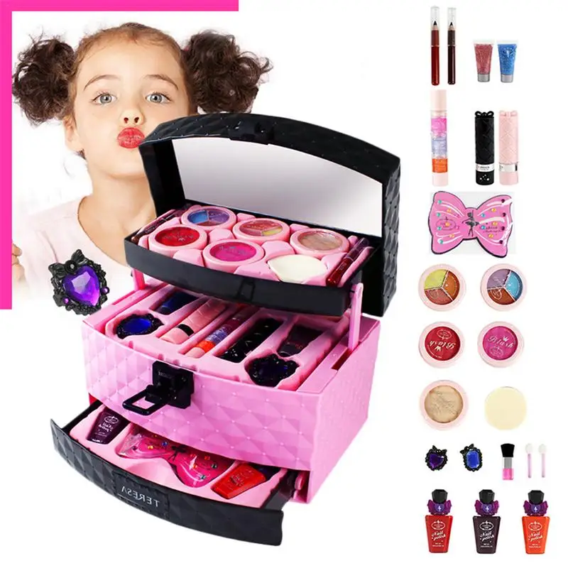 23 Children's Fake Cosmetics Toy Set Girl Cosmetics Toy Play House Princess Dream Game House For Children To Develop Safety
23 Children's Fake Cosmetics Toy Set Girl Cosmetics Toy Play House Princess Dream Game House For Children To Develop Safety