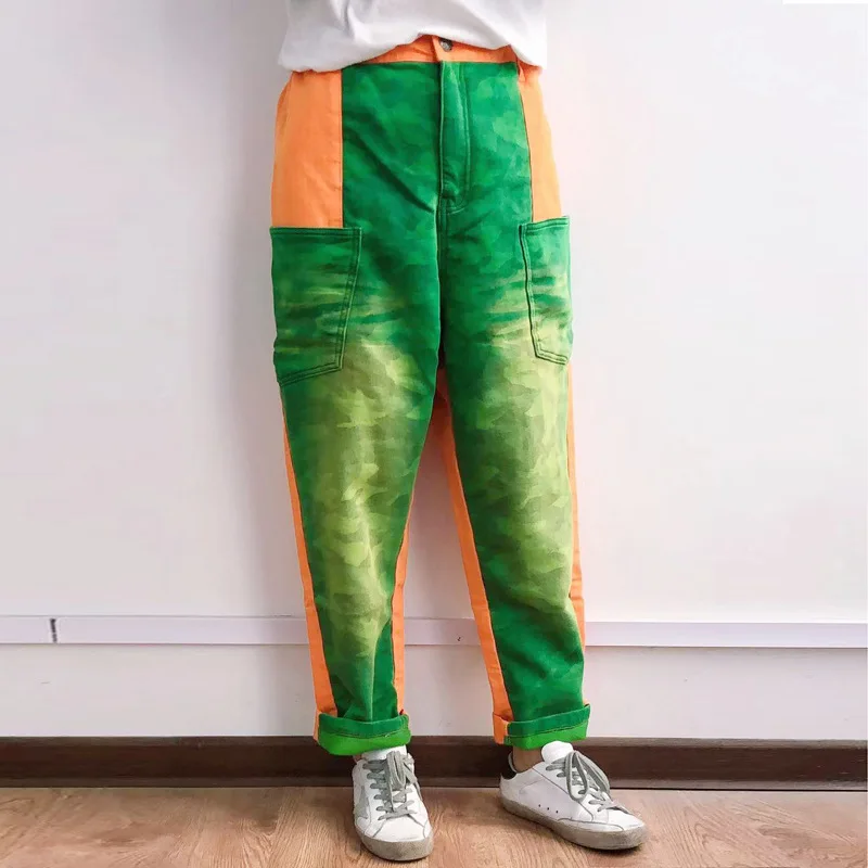 Camouflage hip hop streetwear Cargo Pants Knitted cowboy wide leg Harem Trousers Baggy Low Crotch Sagging Skateboard Joggers
Camouflage hip hop streetwear Cargo Pants Knitted cowboy wide leg Harem Trousers Baggy Low Crotch Sagging Skateboard Joggers