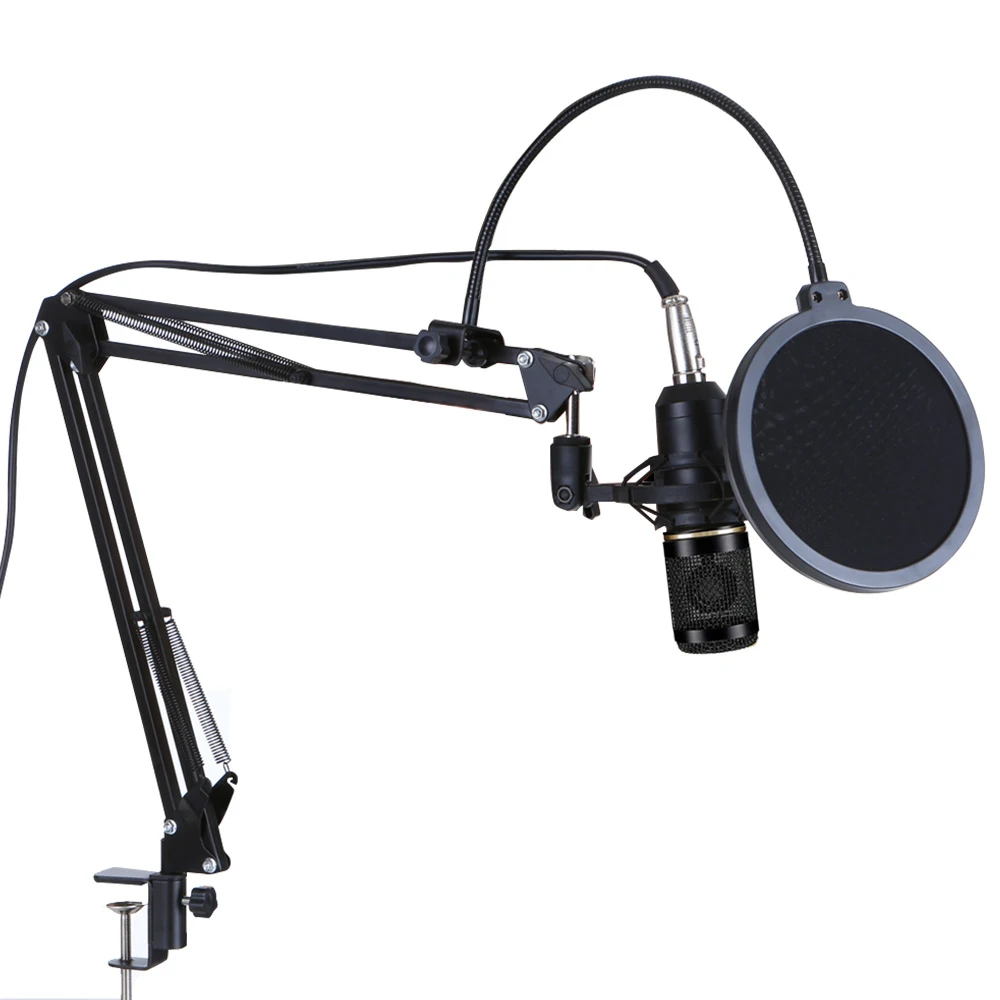 BM800 Professional Suspension Microphone Kit Studio Live Stream Broadcasting Recording Condenser Microphone Set
BM800 Professional Suspension Microphone Kit Studio Live Stream Broadcasting Recording Condenser Microphone Set