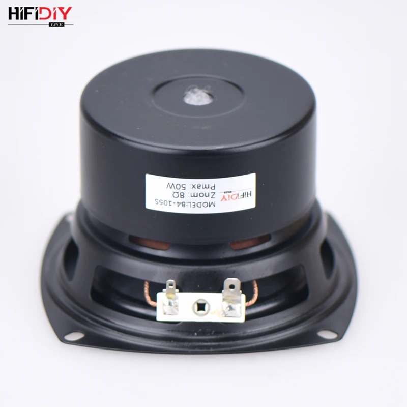 HIFIDIY LIVE HIFI 4 inch 4.5" Midbass Woofer speaker Unit 4 / 8 OHM 50W cotton and hemp fiber basin Loudspeaker B4-105S
HIFIDIY LIVE HIFI 4 inch 4.5" Midbass Woofer speaker Unit 4 / 8 OHM 50W cotton and hemp fiber basin Loudspeaker B4-105S