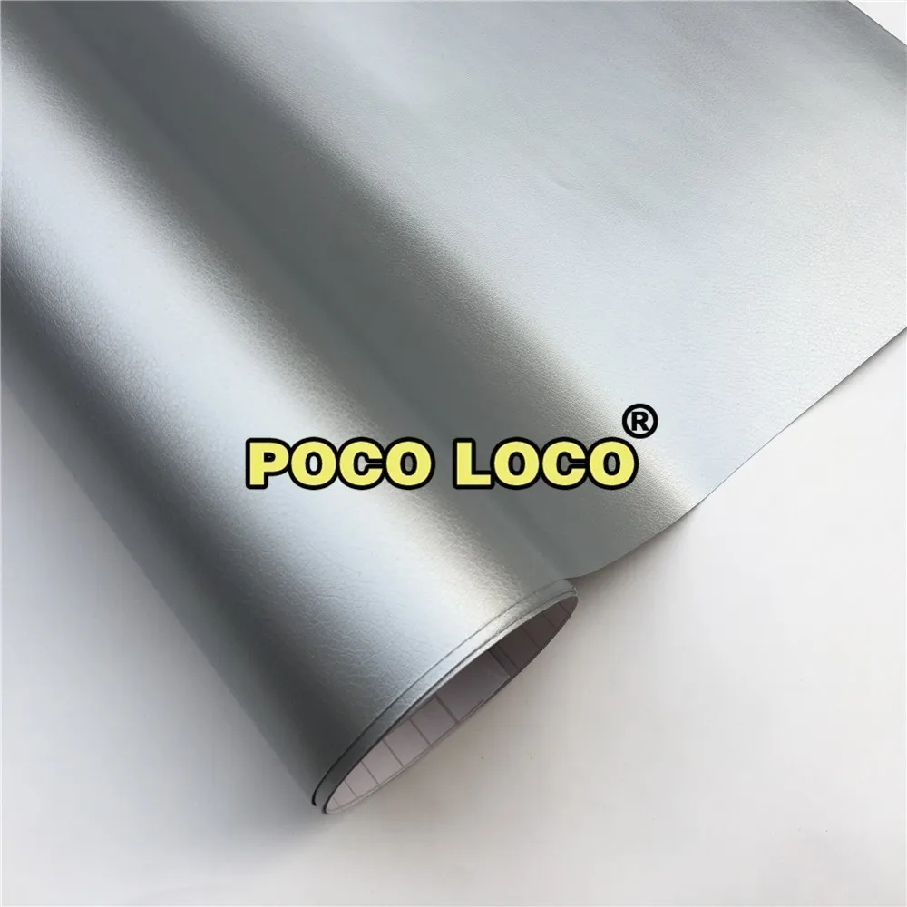 Soft Touch Self-Adhesive PVC Vinyl For Leather And Vinyl Repair (Silver) Internal External Decorations For Car Vinyl Stickers
Soft Touch Self-Adhesive PVC Vinyl For Leather And Vinyl Repair (Silver) Internal External Decorations For Car Vinyl Stickers