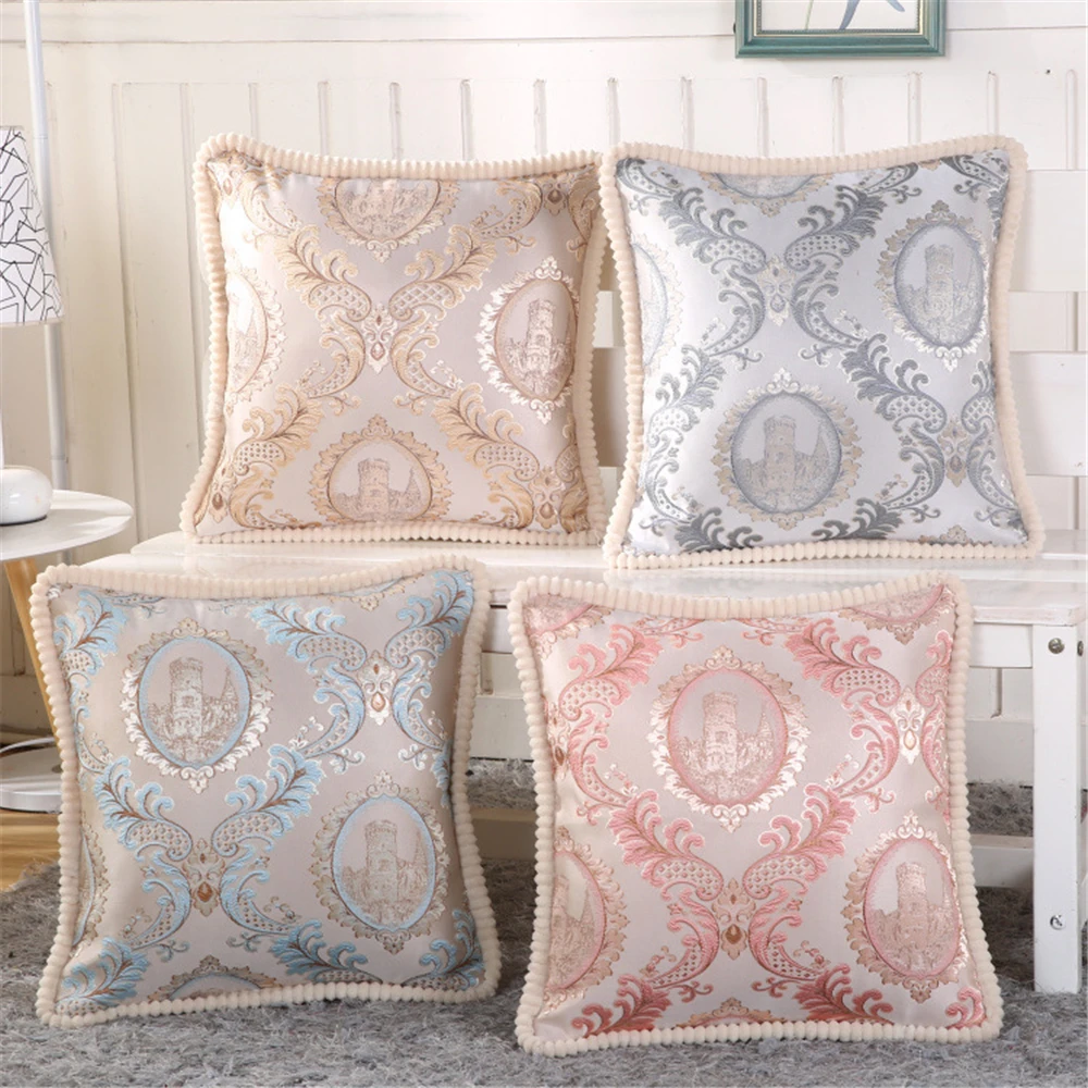 Castle Pattern Embroidery Soft Cotton Blending Fabric Cushion Covers 45 x 45 cm Vintage Pillowcase For Sofa Home Decoration-01
Castle Pattern Embroidery Soft Cotton Blending Fabric Cushion Covers 45 x 45 cm Vintage Pillowcase For Sofa Home Decoration-01