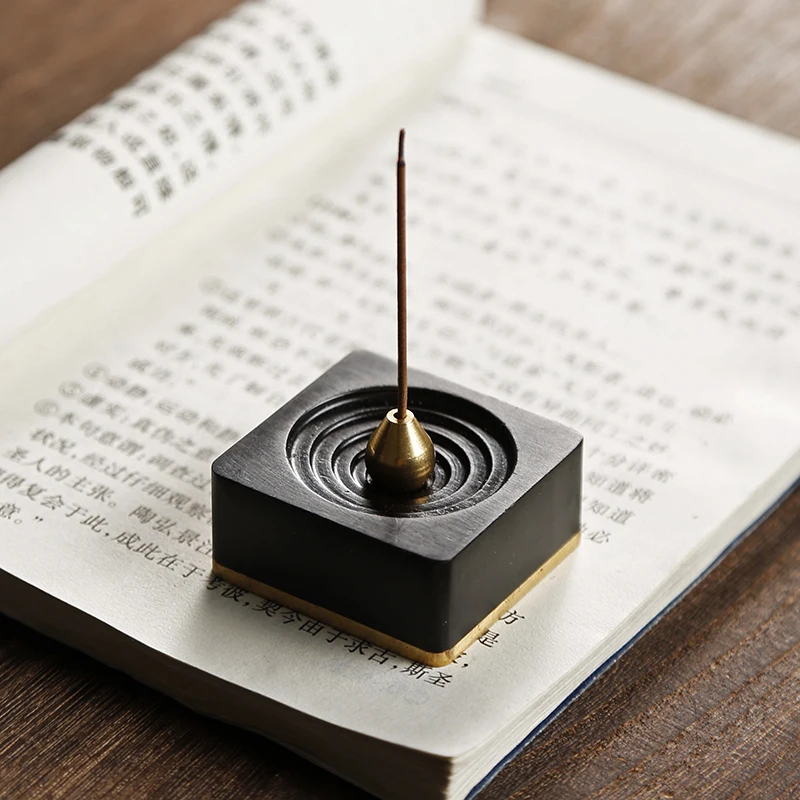1 шт. черная и эбеновая ароматическая горелка Zen портативная курильница буддизм