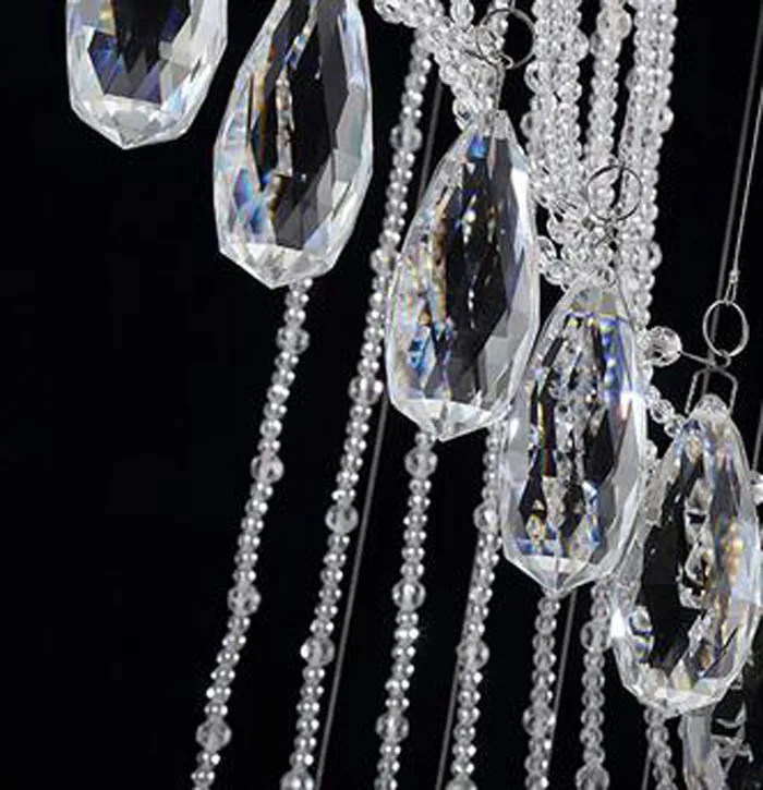New Rotating Luxury Modern Crystal Pendant Light For High-rise Stairway Fashion Creative Lamps Home lighting With LED Bulbs
New Rotating Luxury Modern Crystal Pendant Light For High-rise Stairway Fashion Creative Lamps Home lighting With LED Bulbs