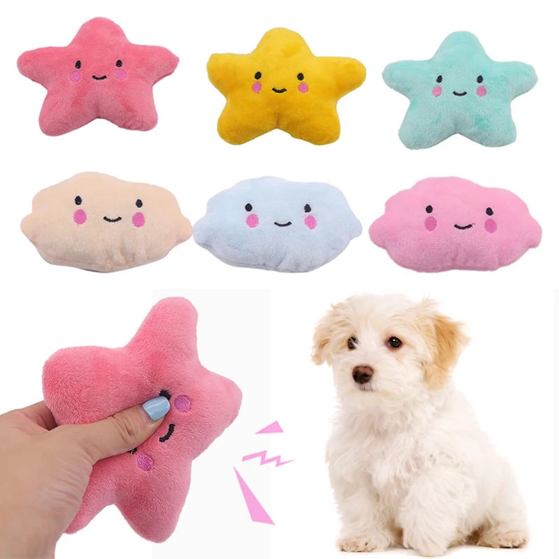 Sale New Plush Cloud Star Shaped Pet Dog Cute Cat Chew Toy Soft Squeaky Sound Plush Toy
Sale New Plush Cloud Star Shaped Pet Dog Cute Cat Chew Toy Soft Squeaky Sound Plush Toy