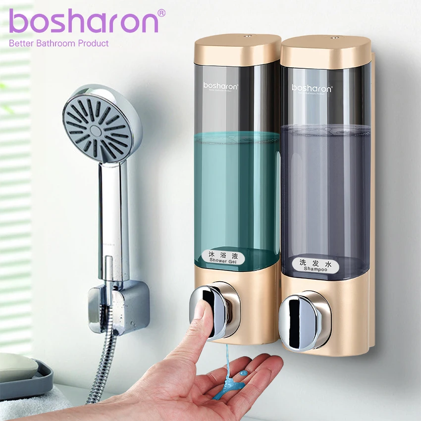 Bathroom Accessories Liquid Soap Dispenser Wall Mount 300ml Plastic Shampoo Dispensers Double Hand Kitchen Detergent Bottle
Bathroom Accessories Liquid Soap Dispenser Wall Mount 300ml Plastic Shampoo Dispensers Double Hand Kitchen Detergent Bottle