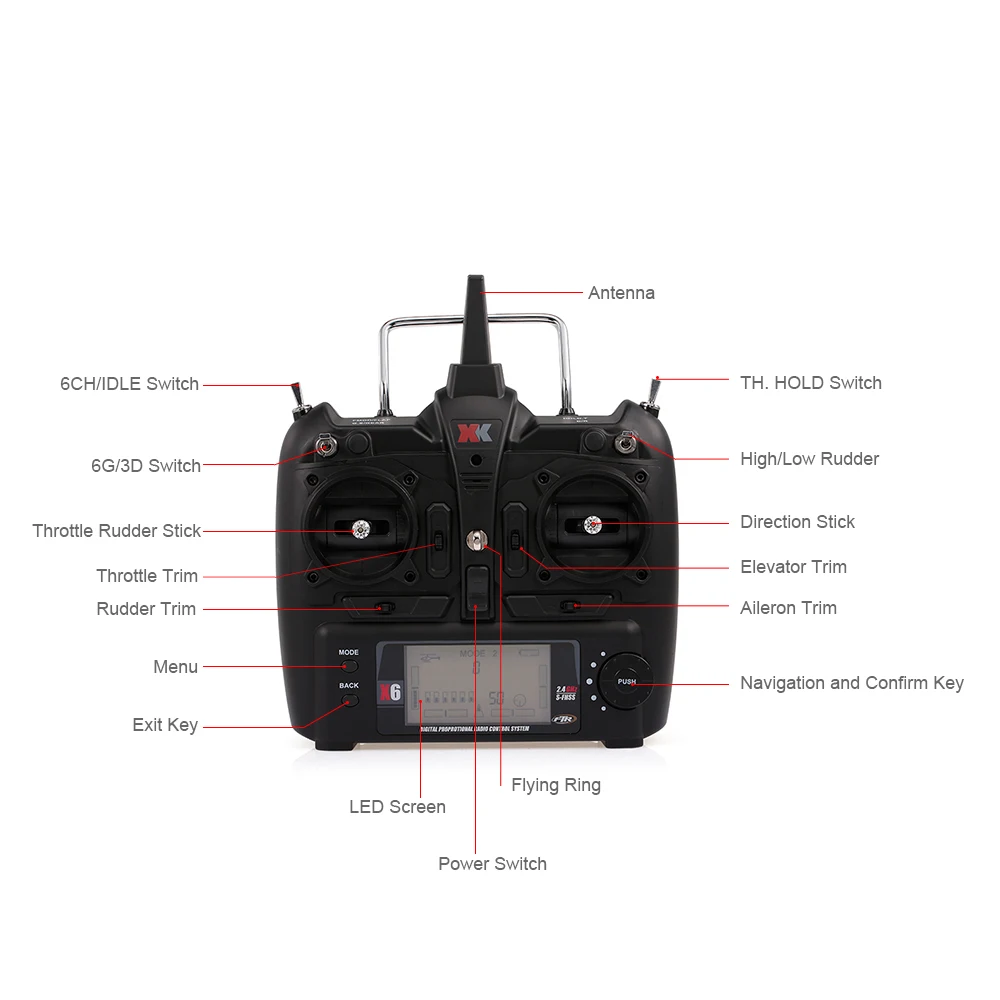 WLtoys XK K130-B RC вертолет бесщеточный 3D 6G Flybarless S-FHSS трюковой 9200KV 1308 мотор с 1/2/3 батареей