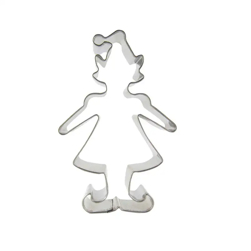 Clown shape cookie cutting molds, baking tools, cake decorating soft candy tools.
Clown shape cookie cutting molds, baking tools, cake decorating soft candy tools.