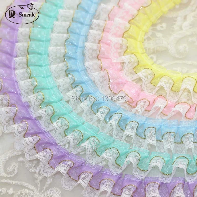 10 Yards 21colors Exquisite Lace snow yarn Double layer Ruffle DIY Hair Jewelry Clothing Excipients RS269
10 Yards 21colors Exquisite Lace snow yarn Double layer Ruffle DIY Hair Jewelry Clothing Excipients RS269