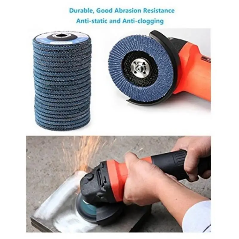 10pcs Professional Flap Discs 115mm 4.5 Sanding Discs 40/60/80/120 Grit Grinding Wheels Blades Angle Grinder
10pcs Professional Flap Discs 115mm 4.5 Sanding Discs 40/60/80/120 Grit Grinding Wheels Blades Angle Grinder