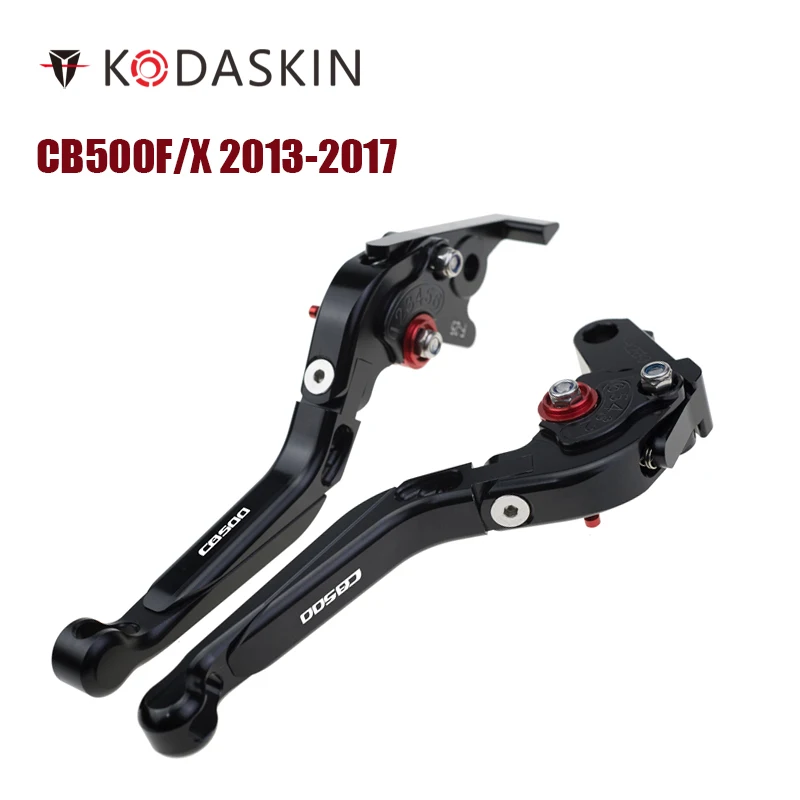 KODASKIN Left and Right Folding Extendable Brake Clutch Levers for Honda CB500F/X 2013-2017
KODASKIN Left and Right Folding Extendable Brake Clutch Levers for Honda CB500F/X 2013-2017