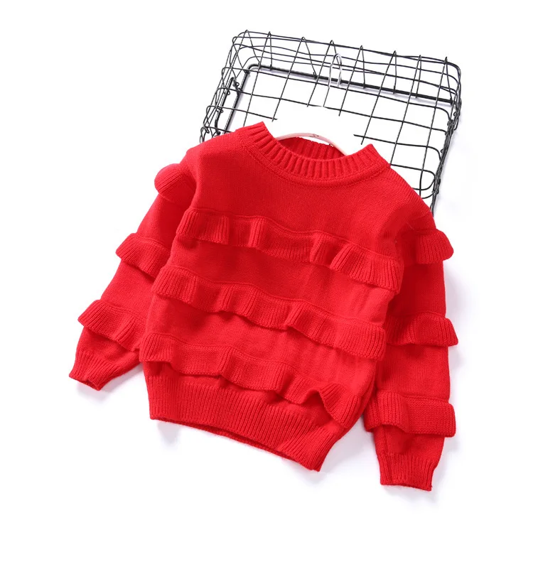 2019 Autumn Winter Baby Girls Sweater Children Warm Kids Solid Falbala Knitted Outerwear Cardigan Hot Sale Red Sweater
2019 Autumn Winter Baby Girls Sweater Children Warm Kids Solid Falbala Knitted Outerwear Cardigan Hot Sale Red Sweater