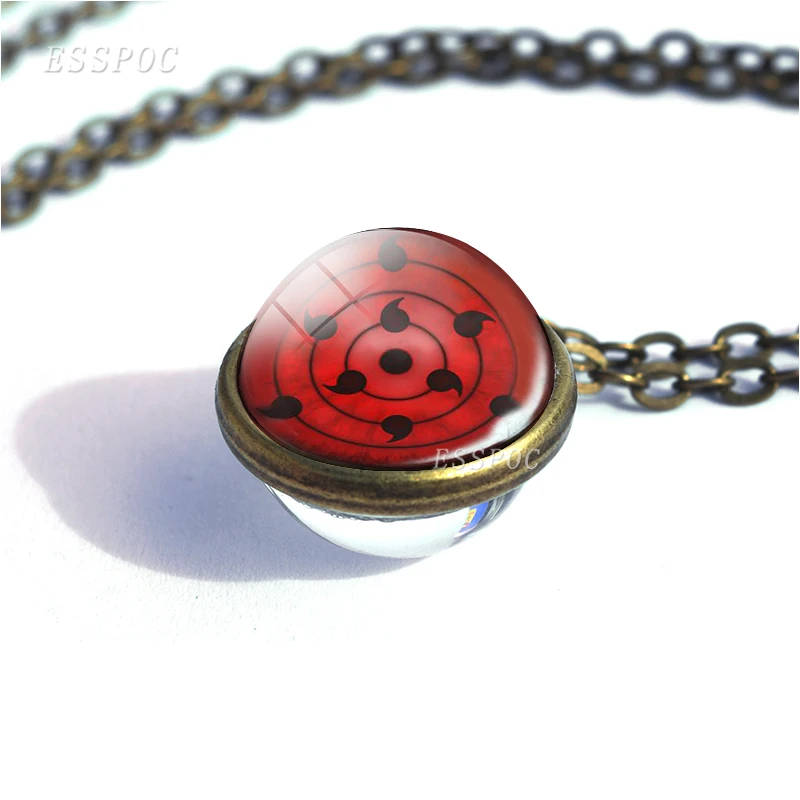Anime Sharingan Eye Double Sided Glass Ball Necklace Naruto Cosplay Vintage Copper Jewelry Pendant Sasuke Uchiha Clan Rinnegan
Anime Sharingan Eye Double Sided Glass Ball Necklace Naruto Cosplay Vintage Copper Jewelry Pendant Sasuke Uchiha Clan Rinnegan