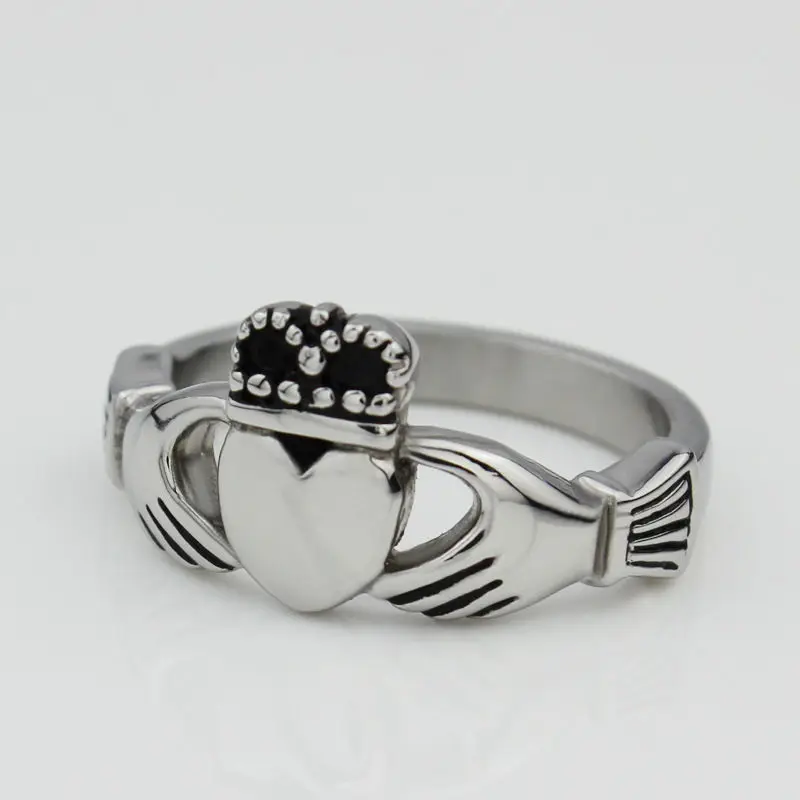 Fashion New Crown Ring Titanium Steel Irish Vintage Traditional Promise Wedding Love Rings
Fashion New Crown Ring Titanium Steel Irish Vintage Traditional Promise Wedding Love Rings