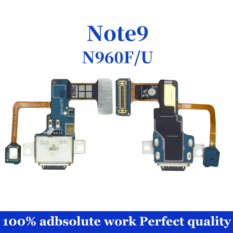 10pcs Original Note 9 Micro USB Charging Port Connector Dock Flex Cable Replacement For Samsung Galaxy Note9 N960F N960U N960
