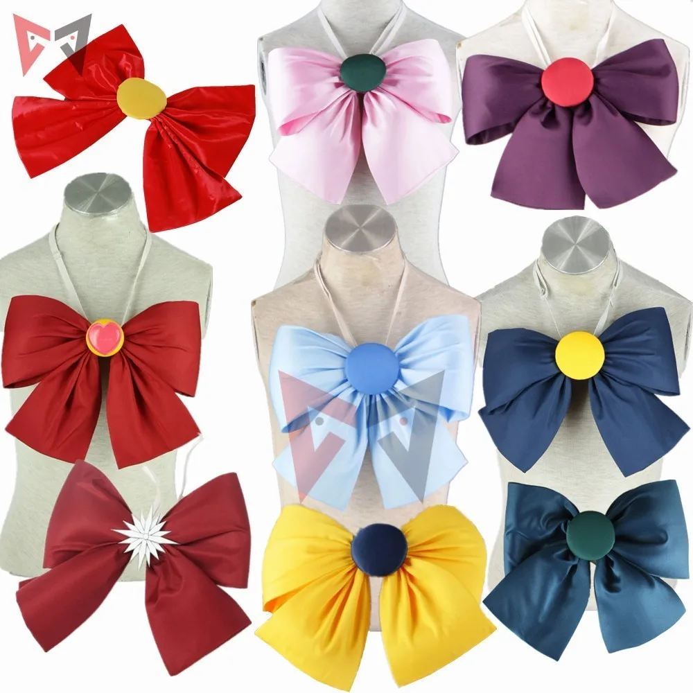 Cosplay Costume DIY Moon Anime Dress Accessories Breast Bow For Girl Women Kids Sailor Mars Minako Aino Sailor Chibi Moon
Cosplay Costume DIY Moon Anime Dress Accessories Breast Bow For Girl Women Kids Sailor Mars Minako Aino Sailor Chibi Moon
