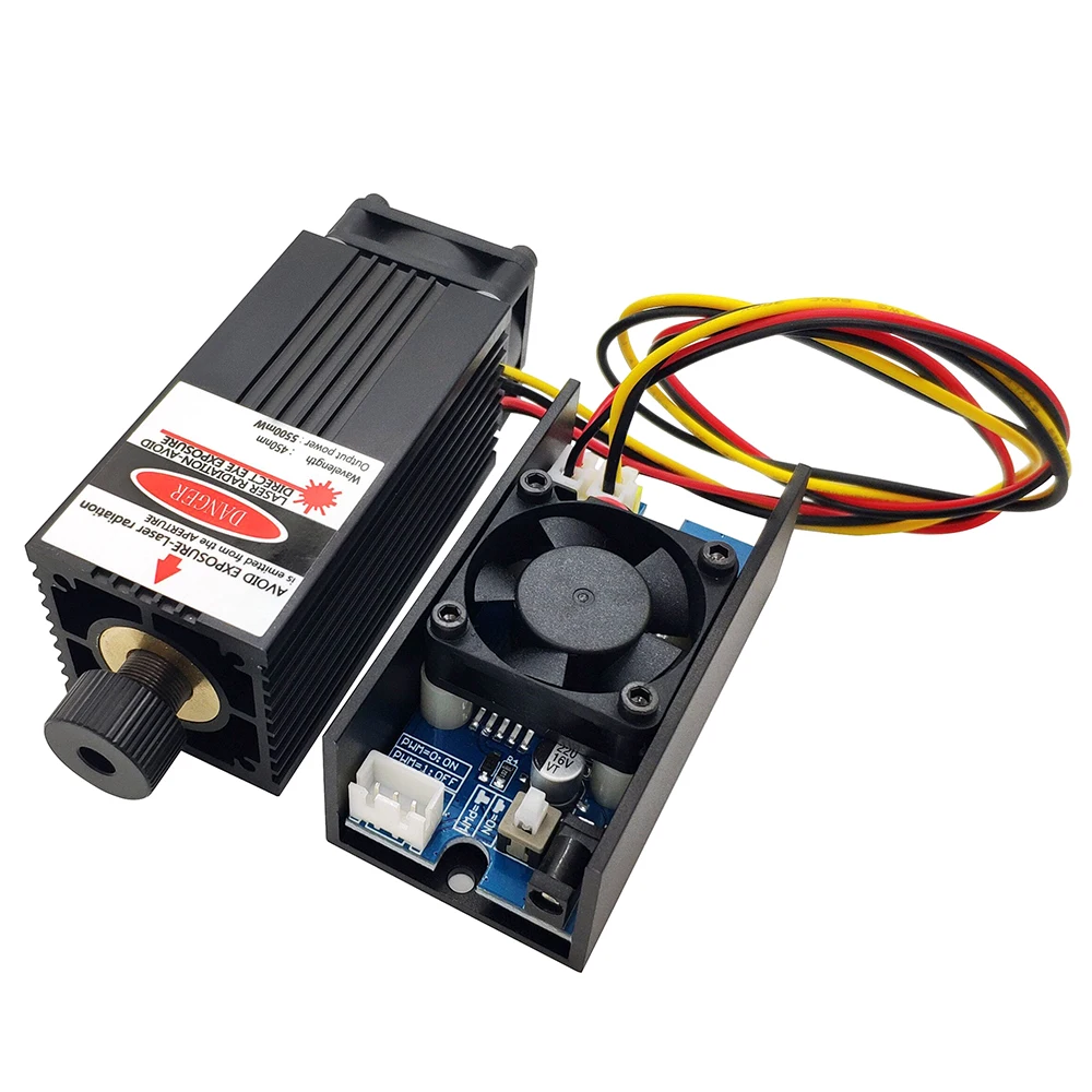 500mW/2500mW/5500mW 405nm Blue-violet Light Laser Head for DIY Carving Engraving Machine Engraver Accessory
500mW/2500mW/5500mW 405nm Blue-violet Light Laser Head for DIY Carving Engraving Machine Engraver Accessory