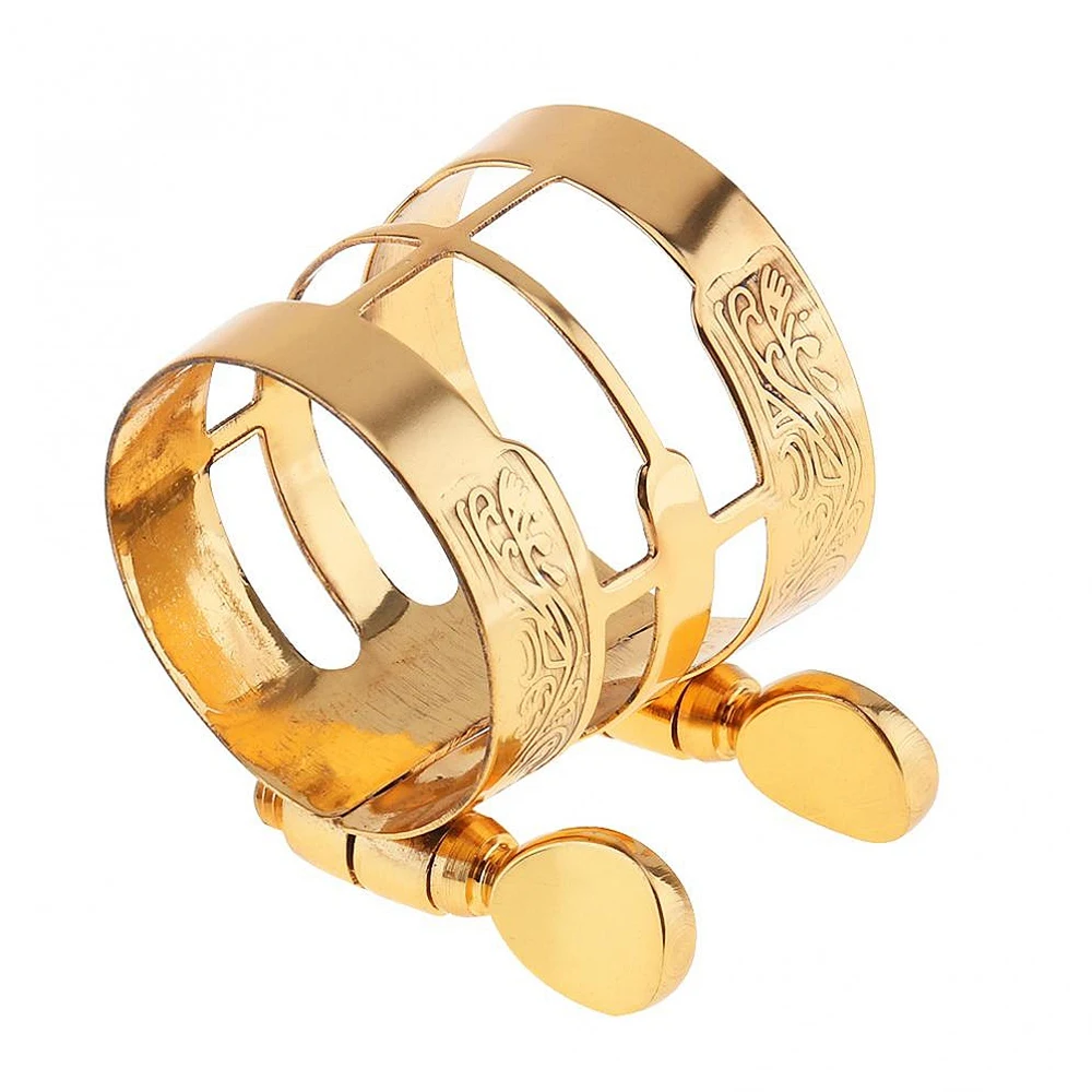 Зажим Лигатура мундштука дюйма для альт-саксофона, кларнета, с резной металлической лигатурой 
Зажим Лигатура мундштука дюйма для альт-саксофона, кларнета, с резной металлической лигатурой